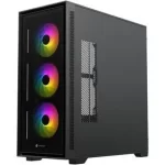 کیس کامپیوتر لاجی کی C465B RGB Mid Tower مشکی - Image 2