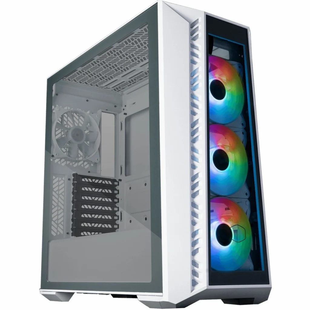 کیس کولرمستر MasterBox 520 ARGB Mid Tower سفید