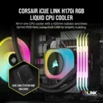 خنک کننده مایع پردازنده کورسیر مدل iCUE H170i RGB - Image 2