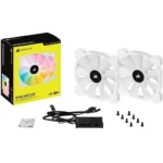 فن خنک کننده کیس کورسیر مدل iCUE SP140 RGB ELITE Performance بسته 2 عددی - Image 2
