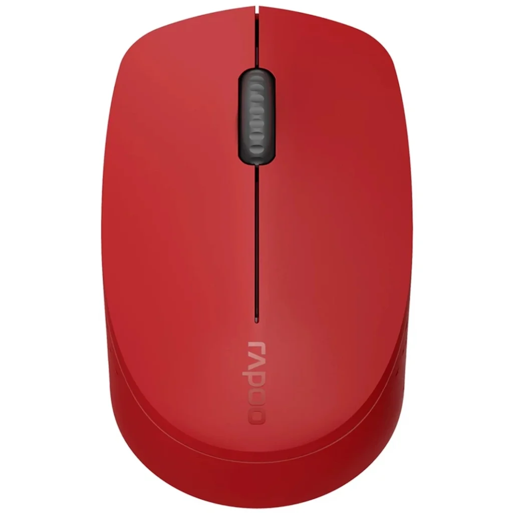 ماوس بی سیم رپو مدل M100 Silent قرمز
