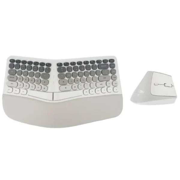 ماوس و کیبورد بی سیم مافی مدل Bomi رنگ سفید