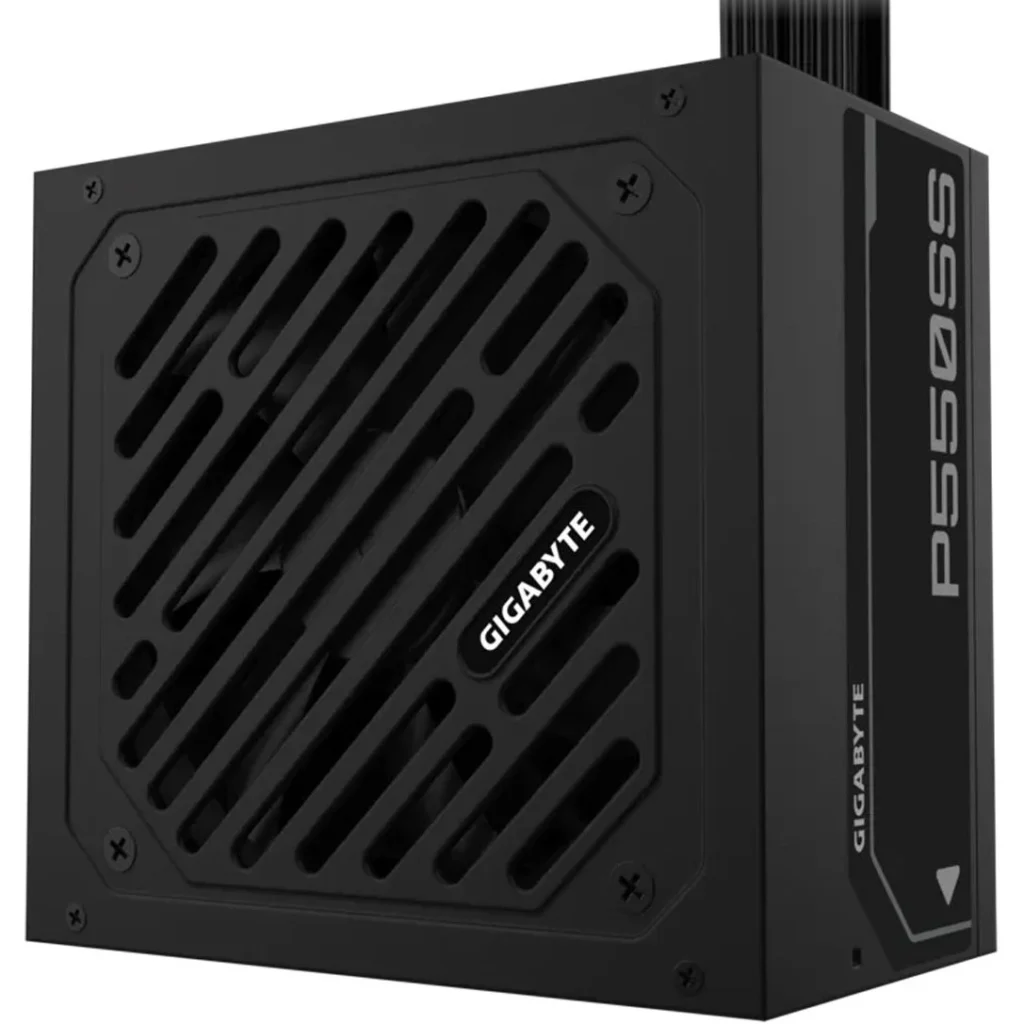 منبع تغذیه کامپیوتر گیگابایت مدل GP P550SS 80 PLUS SILVER توان 550 وات