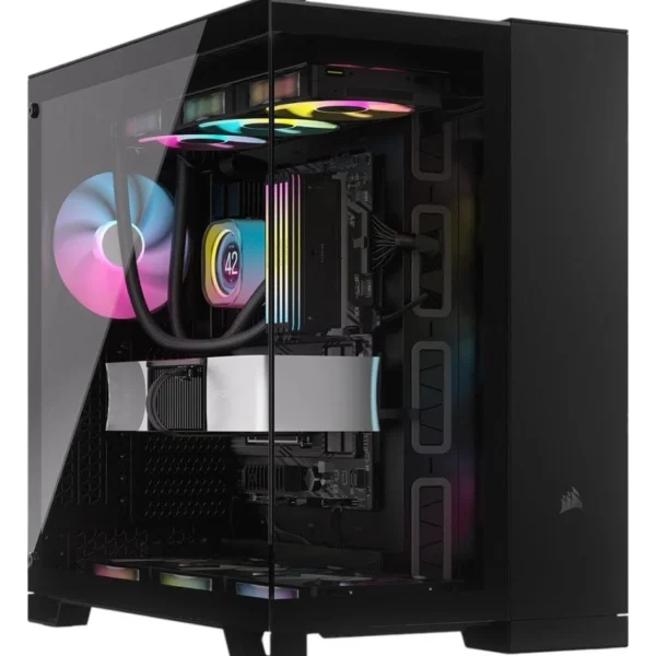 کیس کامپیوتر کورسیر 6500X Mid Tower RGB مشکی