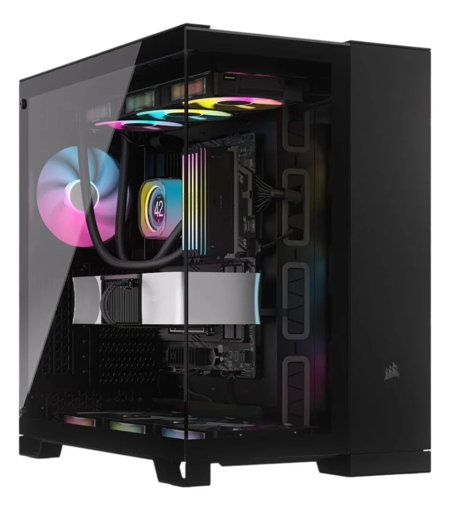 کیس کامپیوتر کورسیر 6500X Mid Tower RGB مشکی