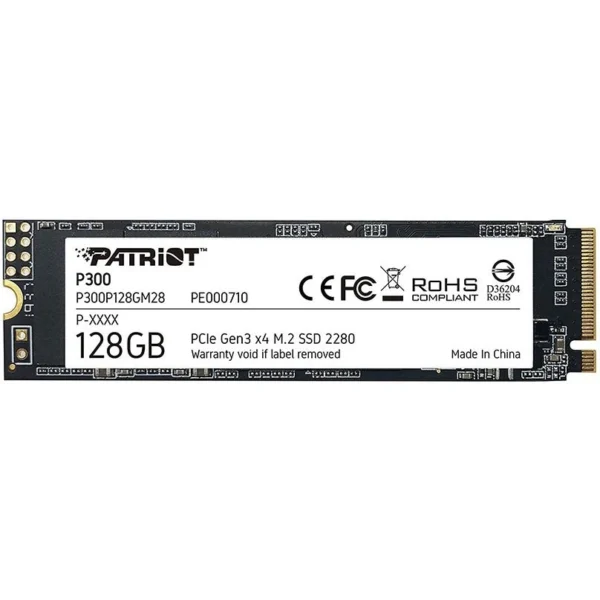 حافظه اس اس دی اینترنال پتریوت مدل P300 M.2 NVMe ظرفیت 128 گیگابایت