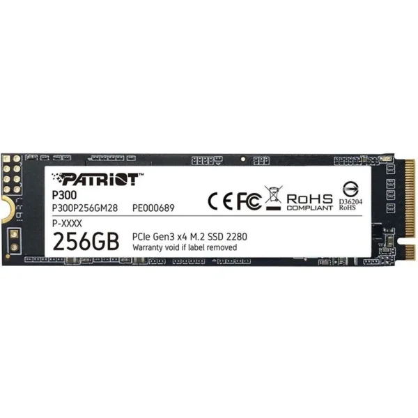 حافظه اس اس دی اینترنال پتریوت مدل P300 M.2 NVMe ظرفیت 256 گیگابایت