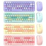 ماوس و کیبورد بی سیم مافی مدل I Bean Colorful رنگ صورتی - Image 5