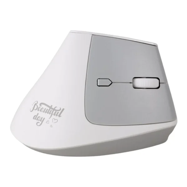 ماوس بی سیم مافی مدل M11 رنگ سفید طوسی
