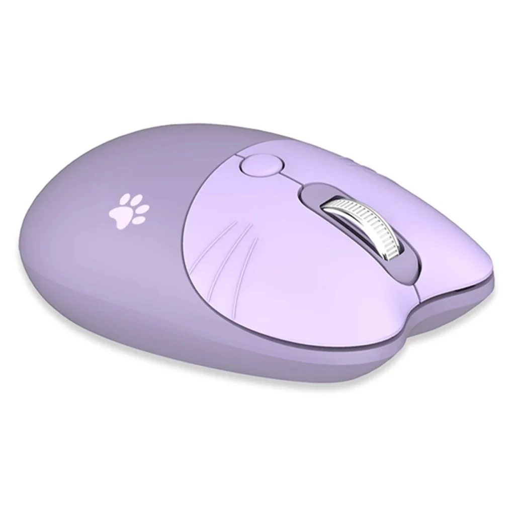 ماوس بی سیم مافی مدل M3 رنگ بنفش