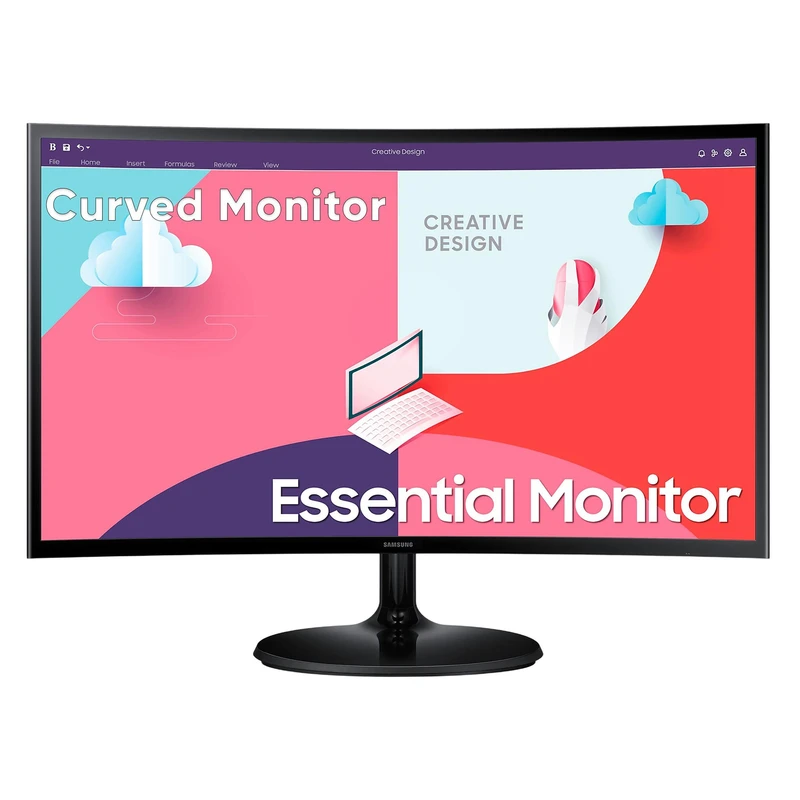 monitor-curved-samsung-model-ls24c360eam-size-۲۴-inch-used (2) مانیتور خمیده سامسونگ مدل LS24C360EAM سایز ۲۴ اینچ کارکرده
