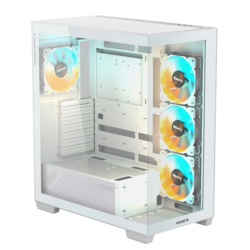 کیس کامپیوتر گیگابایت C500 PANORAMIC STEALTH ICE